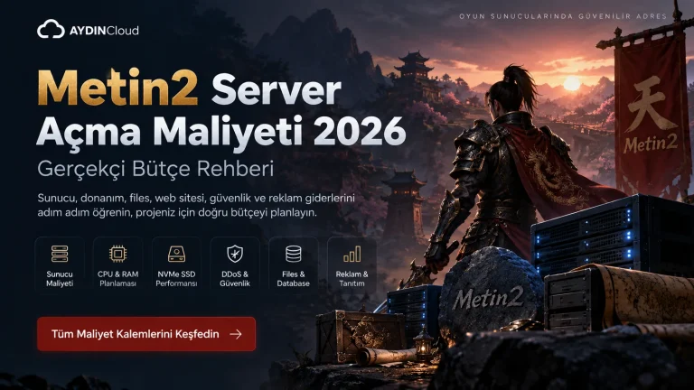 Metin2 Server Açma Maliyeti 2026: Gerçekçi Bütçe Rehberi