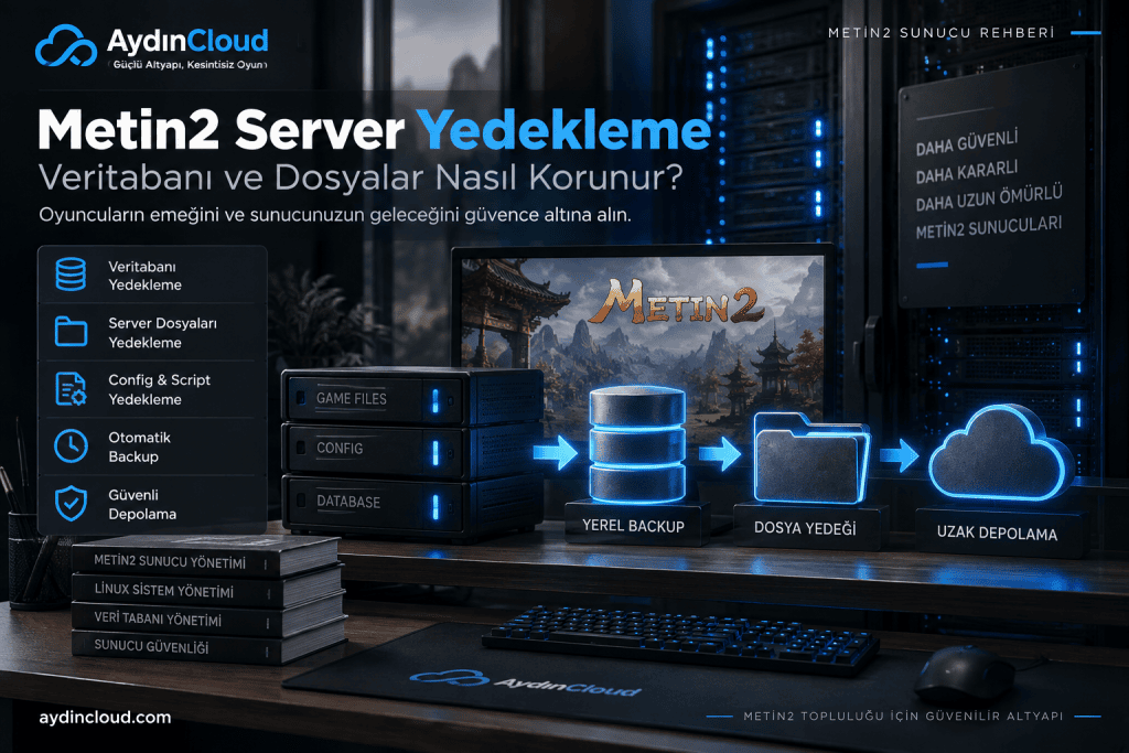 Metin2 server veritabanı ve dosya yedekleme sistemi