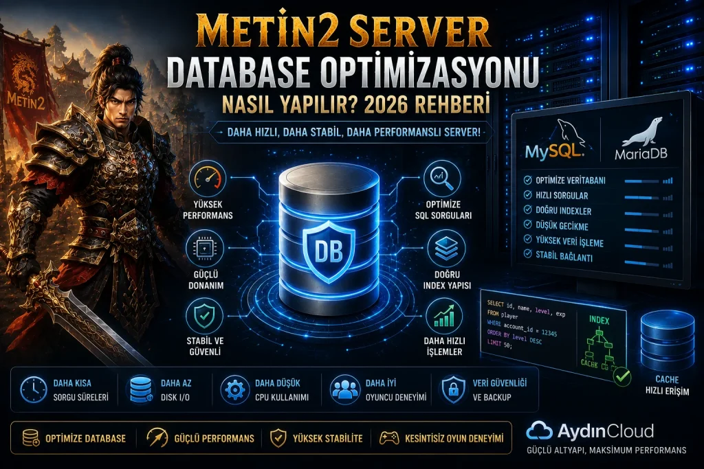 Metin2 Database Optimizasyonu Nasıl Yapılır? 2026 Rehberi