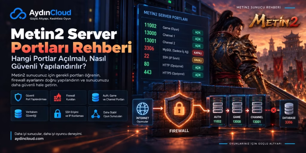 Metin2 Server Portları: Hangi Portlar Açılmalı?