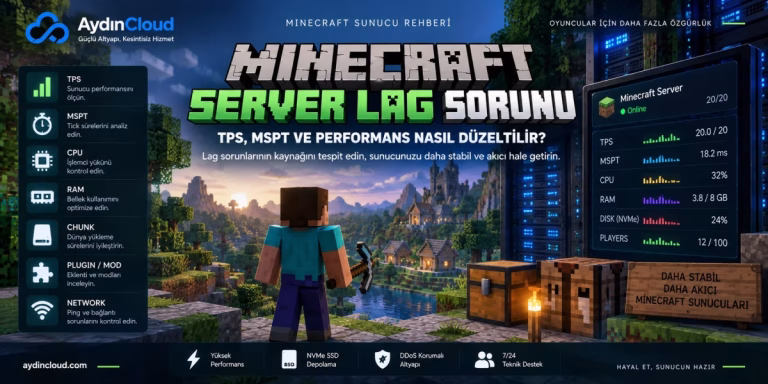 Minecraft Server Lag Sorunu: TPS ve MSPT Nasıl Düzeltilir?