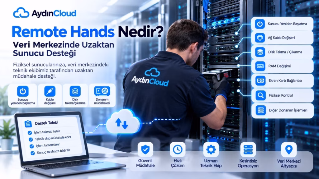 Remote Hands Nedir? Veri Merkezinde Uzaktan Sunucu Desteği