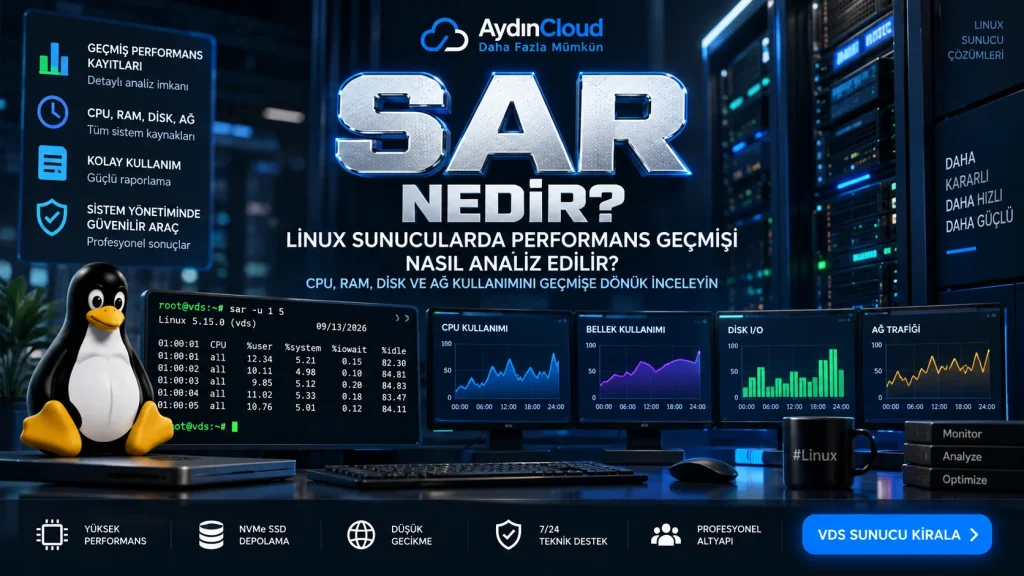 sar Nedir? Linux Performans Geçmişi Nasıl Analiz Edilir?