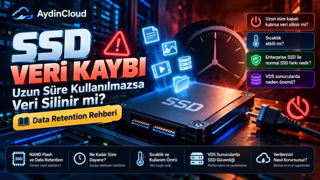 SSD Veri Kaybı: SSD Uzun Süre Kullanılmazsa Veri Silinir mi?