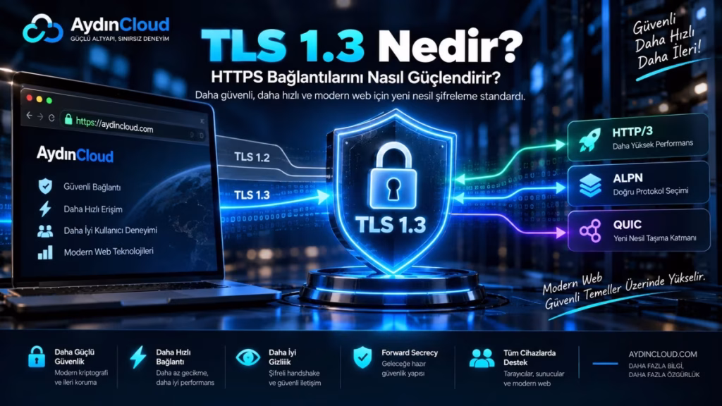 TLS 1.3 Nedir? HTTPS Bağlantılarını Nasıl Güçlendirir?