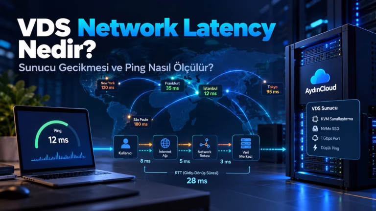VDS Network Latency Nedir? Gecikme ve Ping Nasıl Ölçülür?
