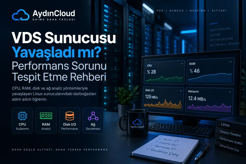 VDS Performans Sorunu Nedir? Yavaşlayan Sunucuyu Analiz Etme
